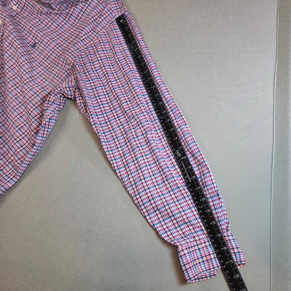 Polo Ralph Lauren 3XLT Plaid Cotton Button Down Shirt Long Sleeve Tall - Picture 10 of 15